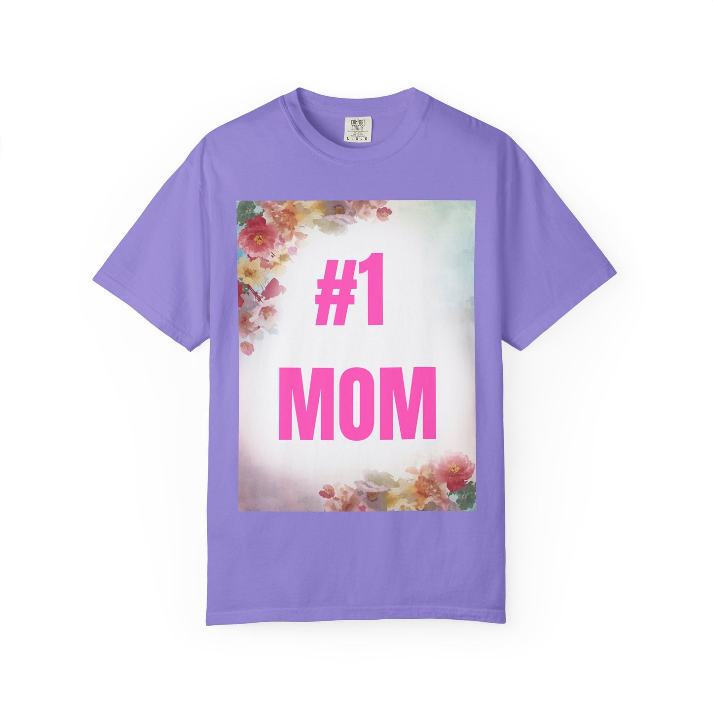 #1 Mom T-Shirt — Floral Mother’s Day Tee