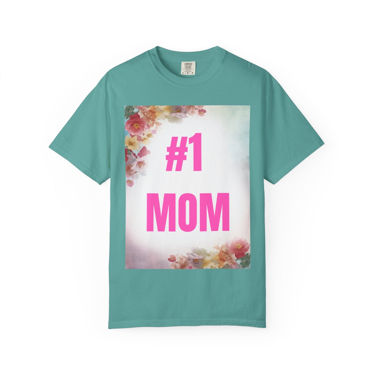 #1 Mom T-Shirt — Floral Mother’s Day Tee