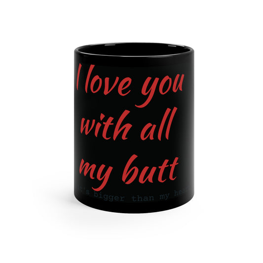 Black Coffee Mug, 11oz